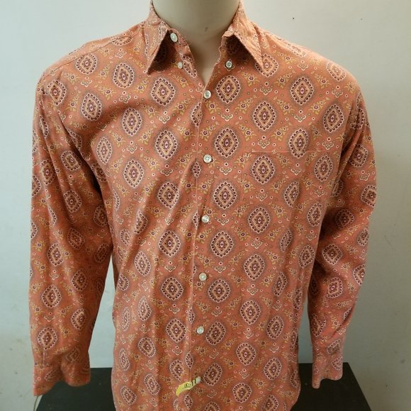 Men's Pink Paisley GAP Button Down Shirt - Picture 1 of 2